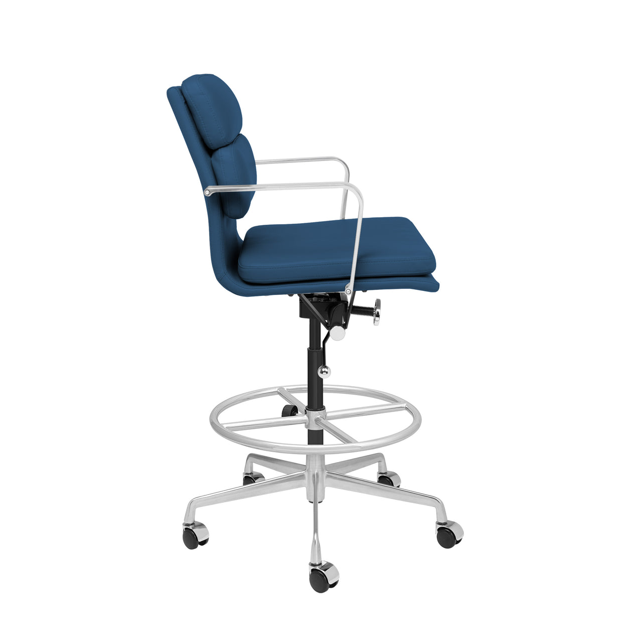 blue drafting chair