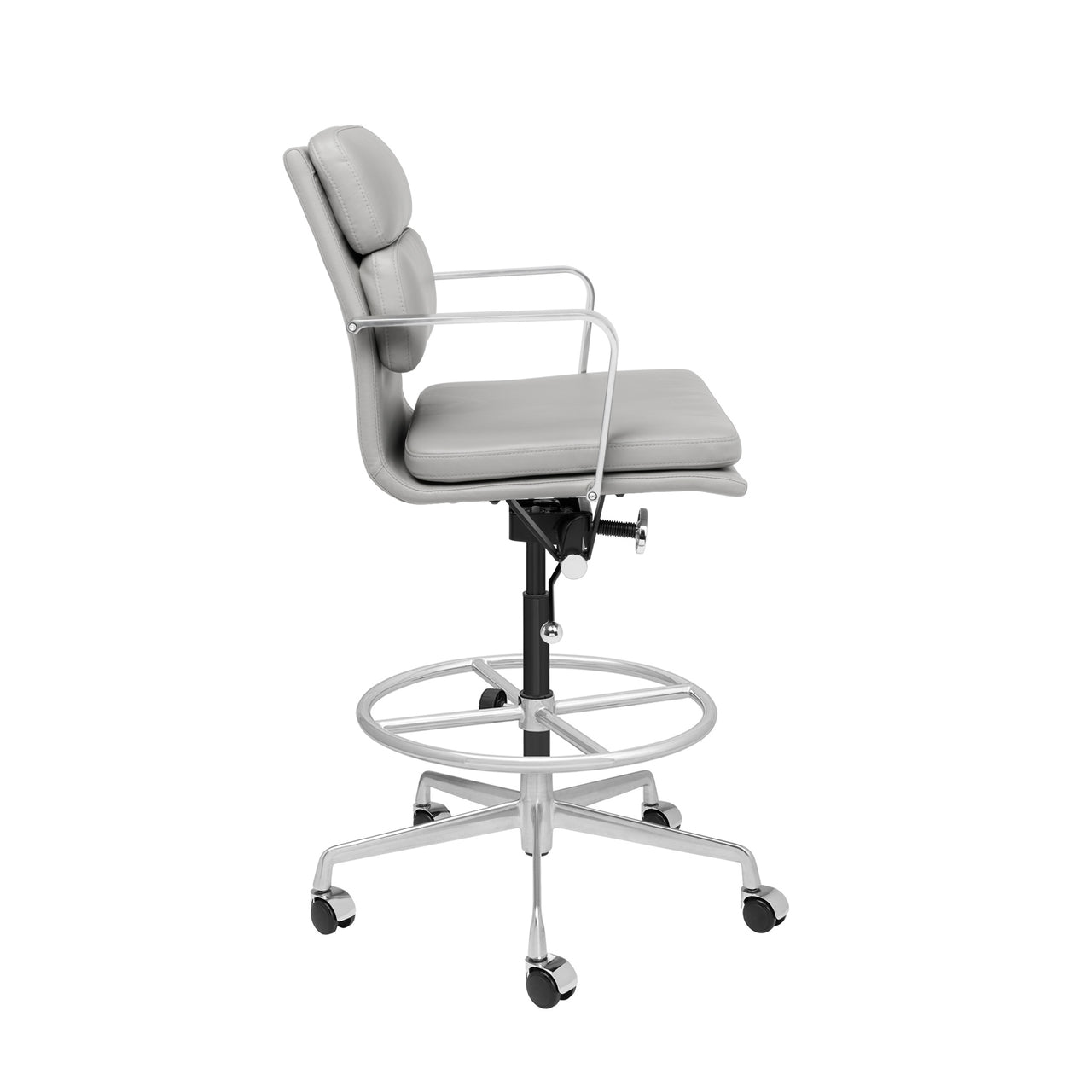 drafting chair grey