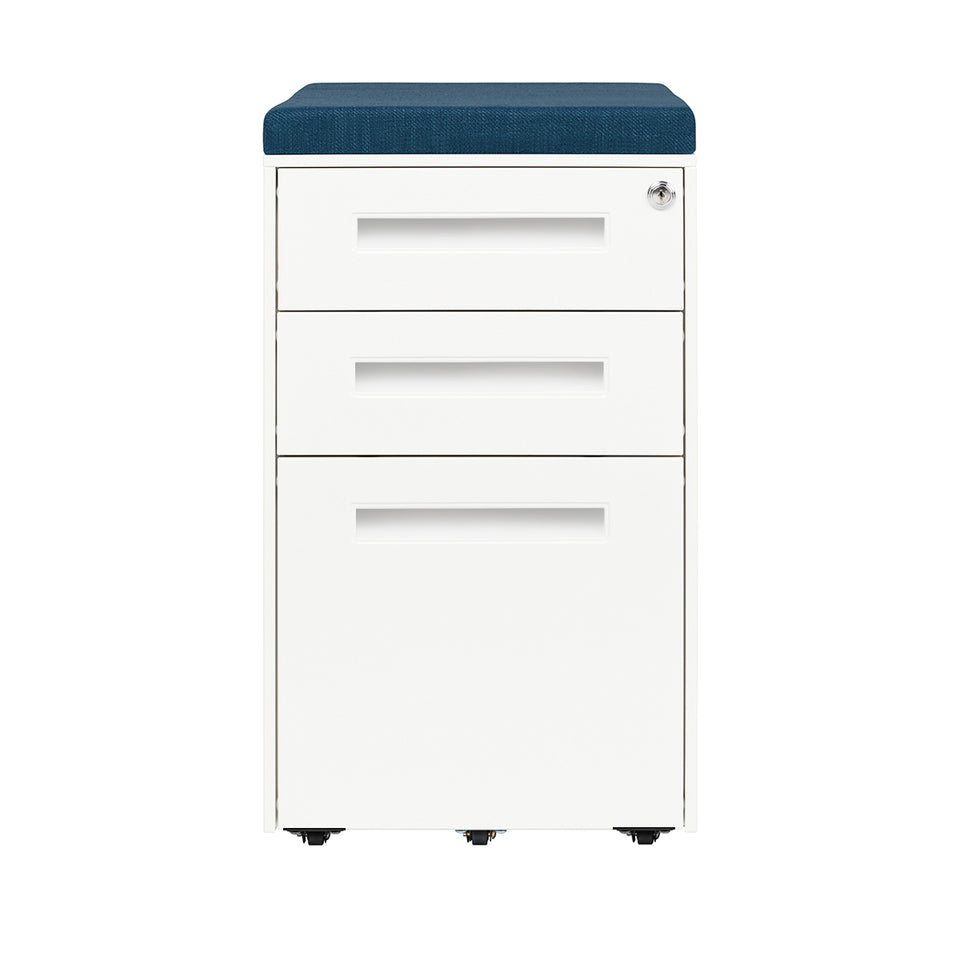 Stockpile Seat File Cabinet White Laura Furniture