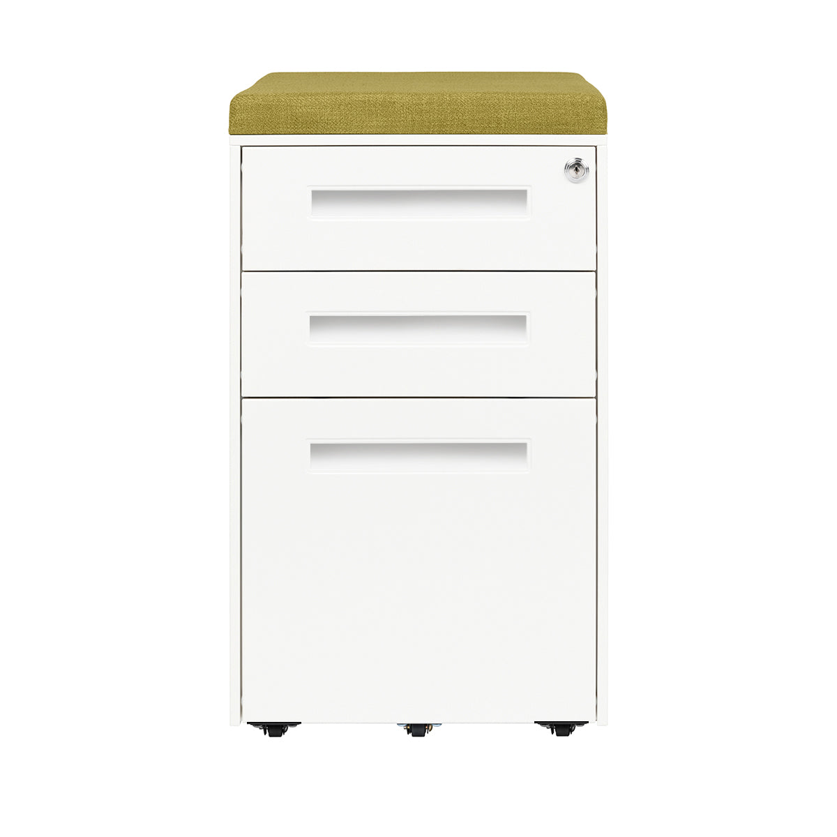 Stockpile Square Seat File Cabinet White Laura Furniture