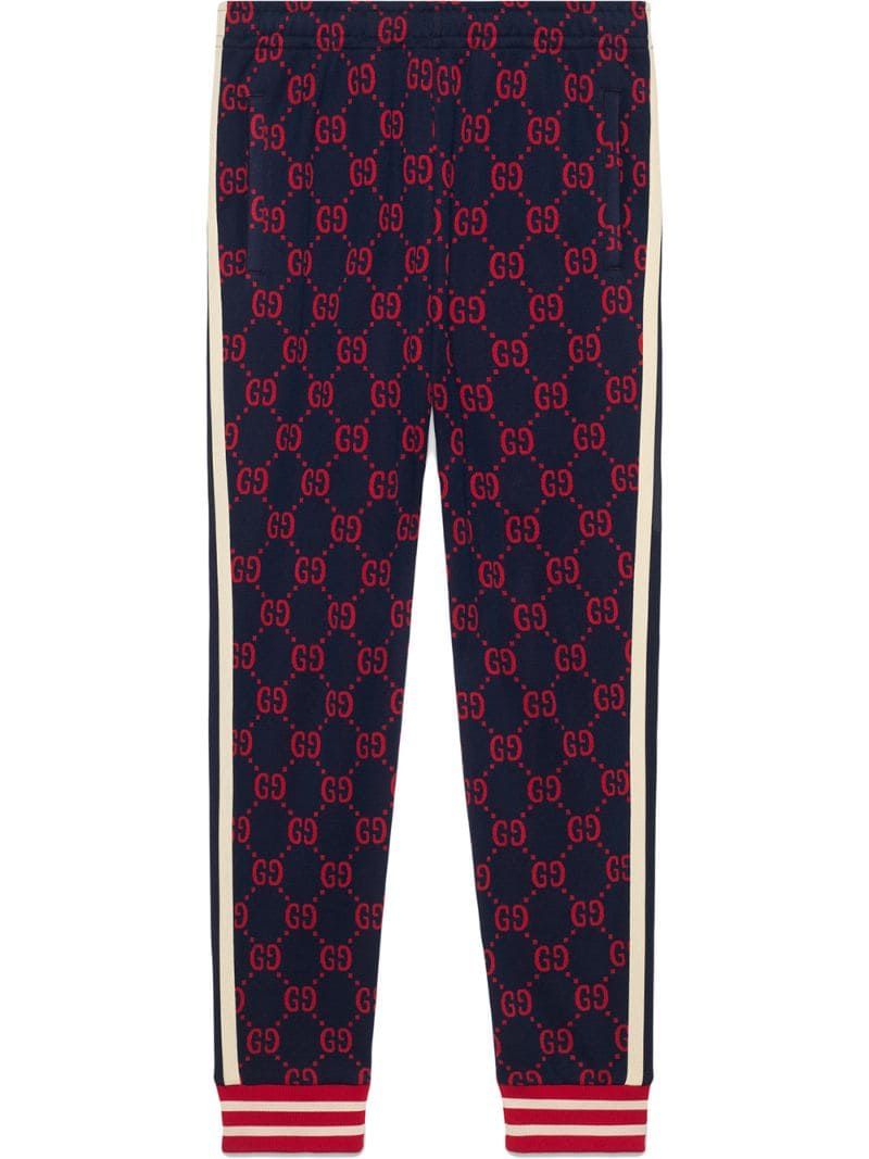 red gucci sweatpants