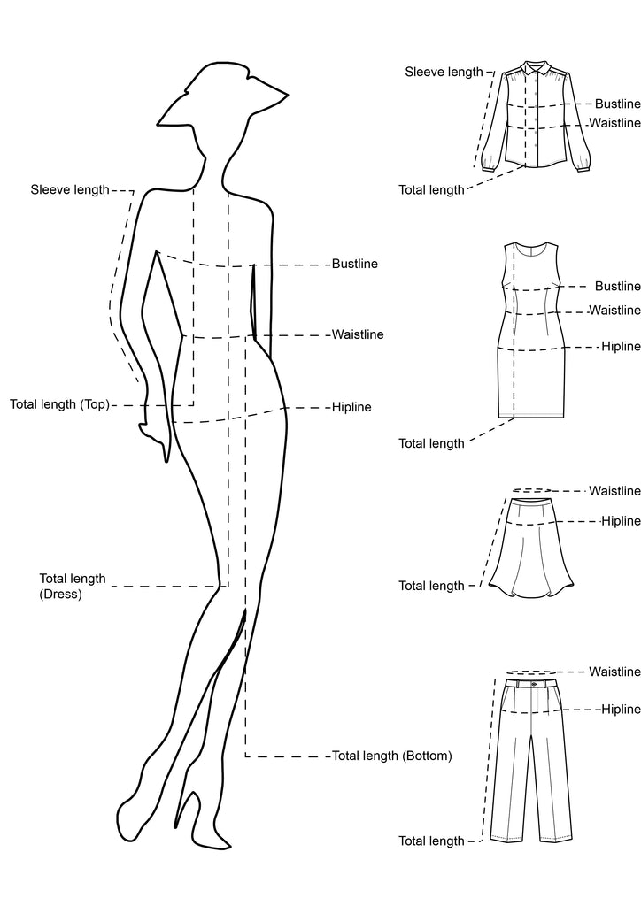 Body Measurements Guide – RDM STUDIO