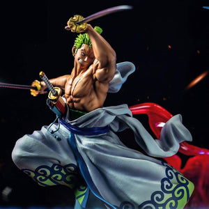 Jimei Palace Rotonoa Zoro Vs Hawkins One Piece 1 6 Scale Statue The Statue Depot Store