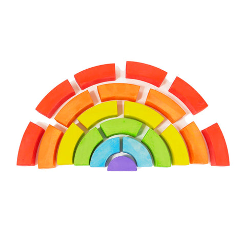 Montessori Wooden Rainbow Puzzle Toy