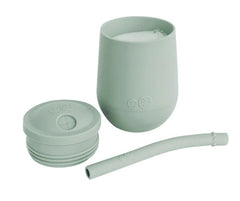 EZPZ Mini Cup and Straw Training System in Sage Green