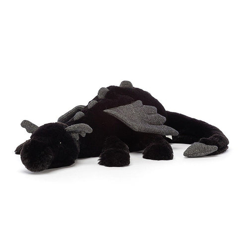 Onyx Black Dragon Stuffed Toy