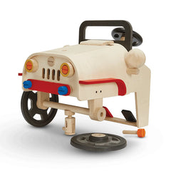 Montessori Wooden Puzzle Car Toy for Cognitive Development