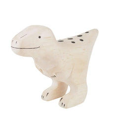 T-Lab Velociraptor Dinosaur Polepole Wooden Animals