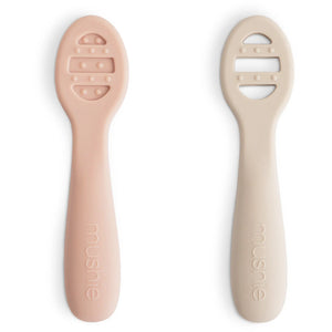 First Feeding Silicone Baby Spoons - Hazel & Fawn 