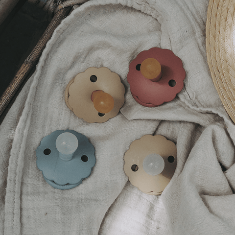 Frigg rubber pacifiers and frigg silicone pacifiers