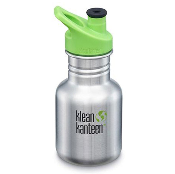 Klean Kanteen Kid Classic Sippy Water Bottle, 12 oz - Coral Strawberries