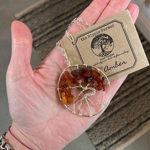 amber necklace