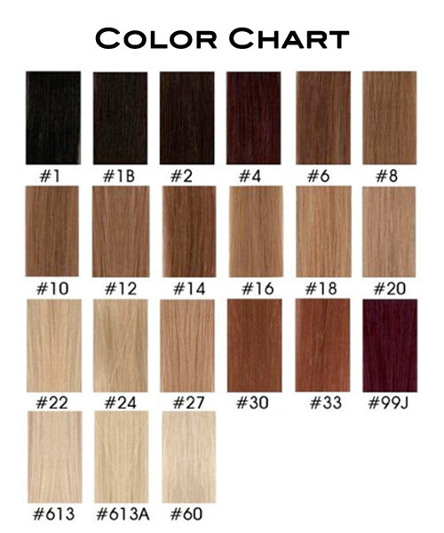 Wig Color Chart, Wig Colors