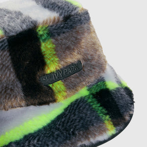 REVERSIBLE FUR BUCKET HAT X IVY PARK "IVY LEAGUE"