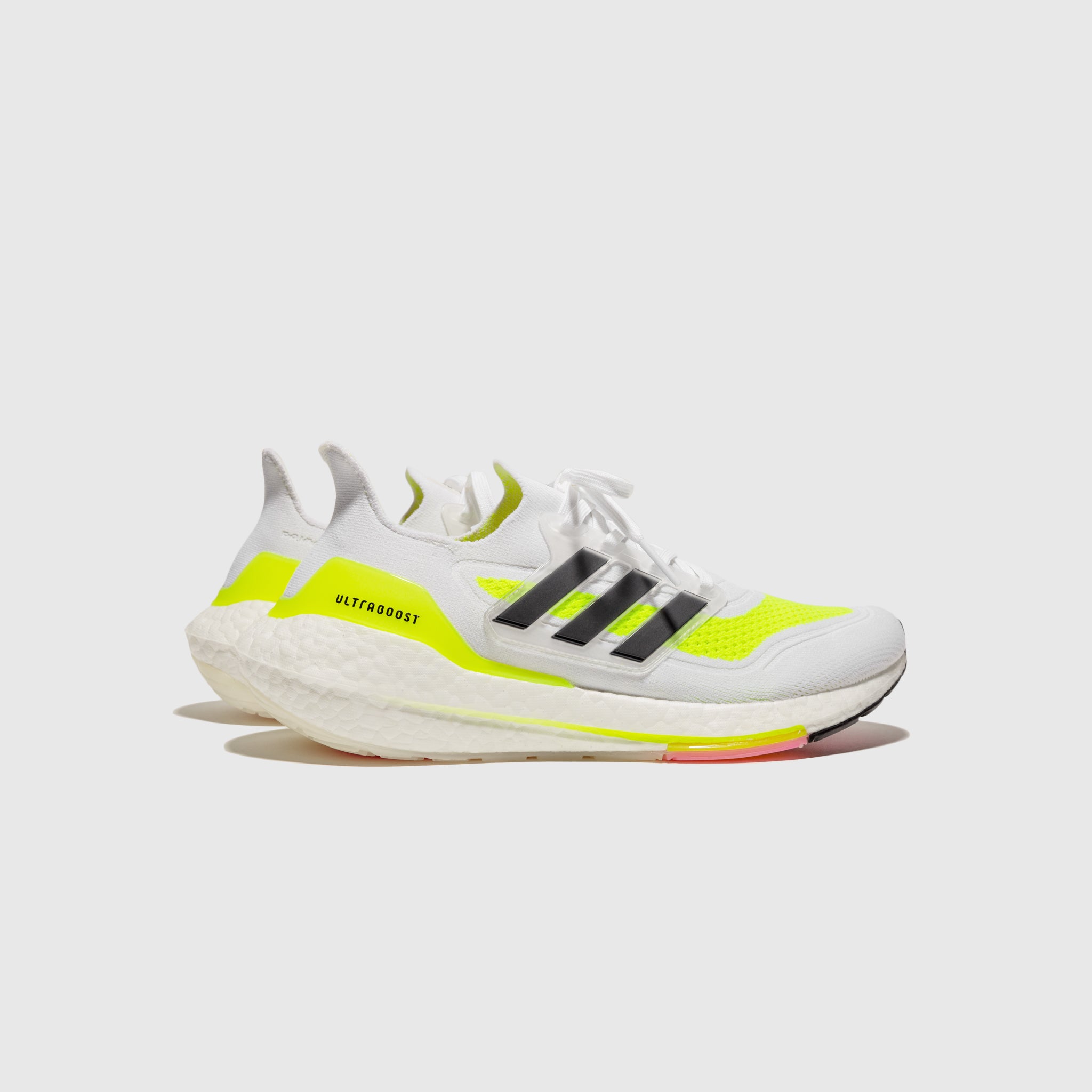 ADIDASULTRABOOST21 WHITE SOLARYELLOW 4