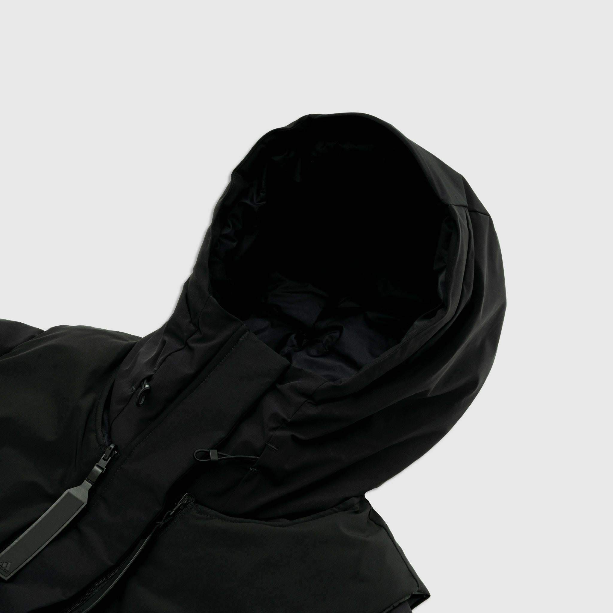 ADIDASWOMENSMYSHELTERCOATXPHARRELLWILLIAMS BLACK HOOD