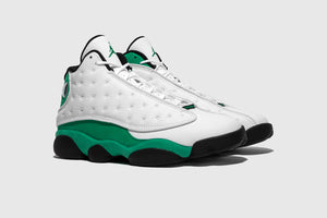 retro 13 white lucky green