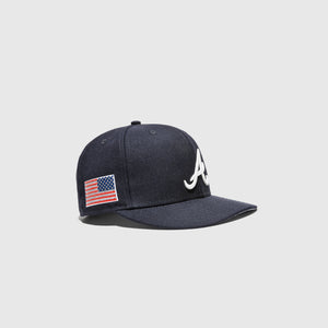 NEW ERA 59FIFTY ATLANTA BRAVES "SWAROVSKI AMERICAN FLAG"