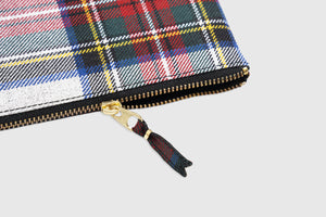 TARTAN PATCHWORK POUCH WALLET