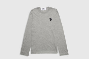 DOUBLE BLACK HEART L/S T-SHIRT