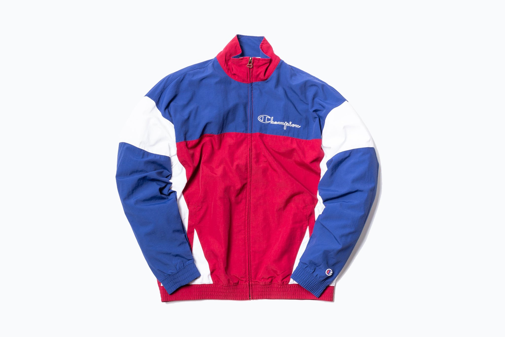 champion reverse weave colour block track top