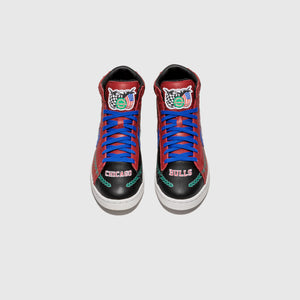 CONVERSE X CHINATOWN MARKET "CHICAGO BULLS CHAMPIONSHIP JACKET" PRO LEATHER HI