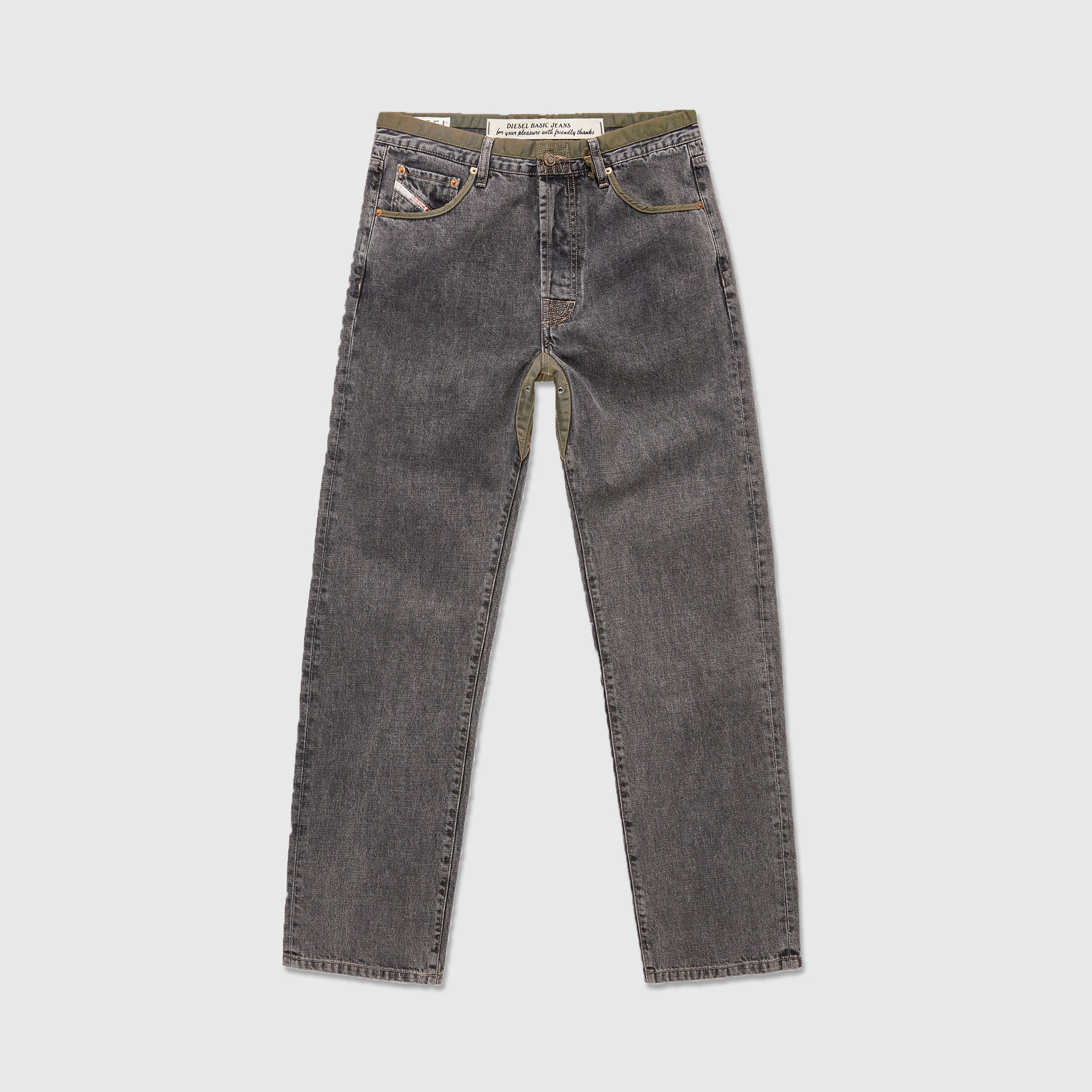 DIESEL D4D STONE WASHED 5-POCKET DENIM