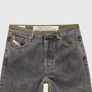 DIESEL D4D STONE WASHED 5-POCKET DENIM