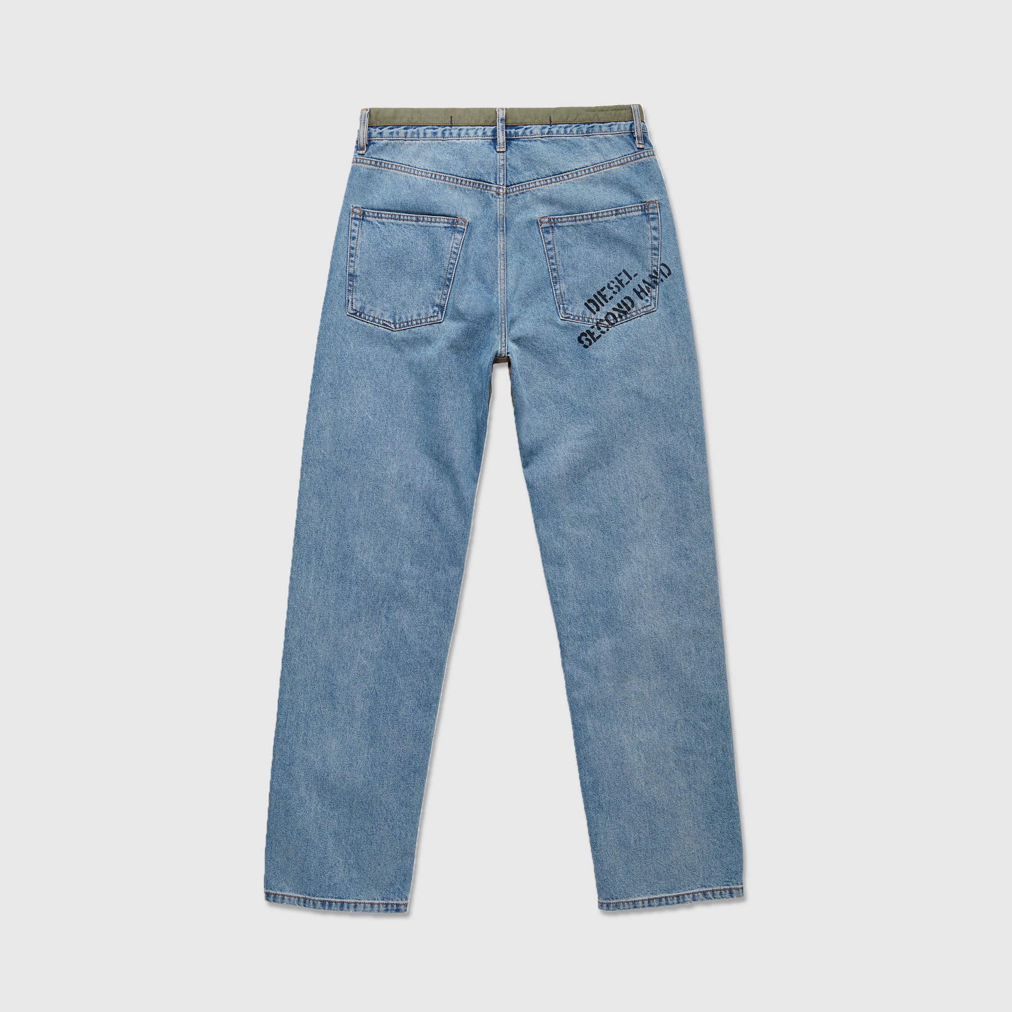 DIESEL D4D STONE WASHED 5-POCKET DENIM