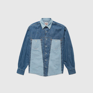 DIESEL D4D STONE WASHED DENIM SHIRT