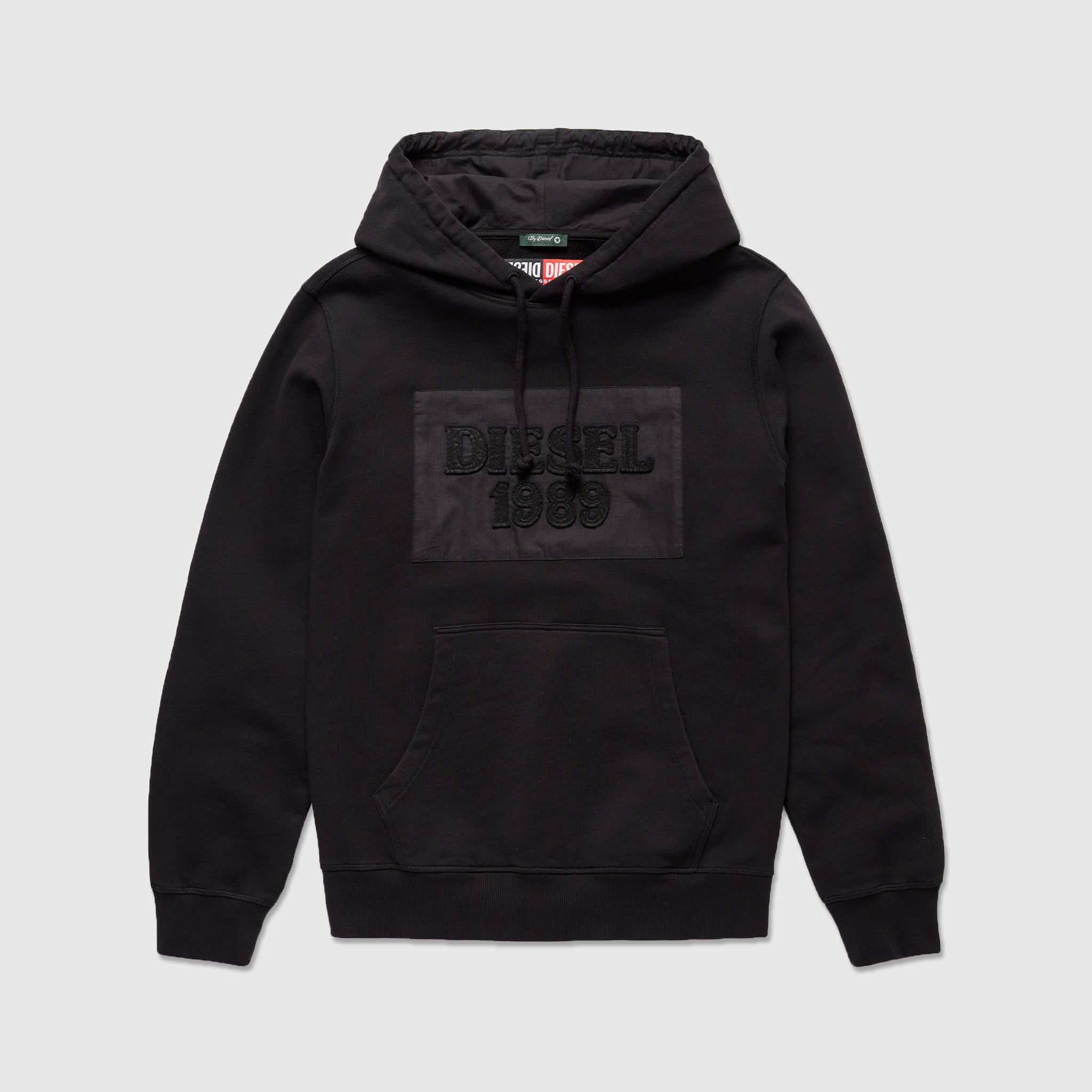 DIESEL D4D VINTAGE LOGO PATCH HOODY