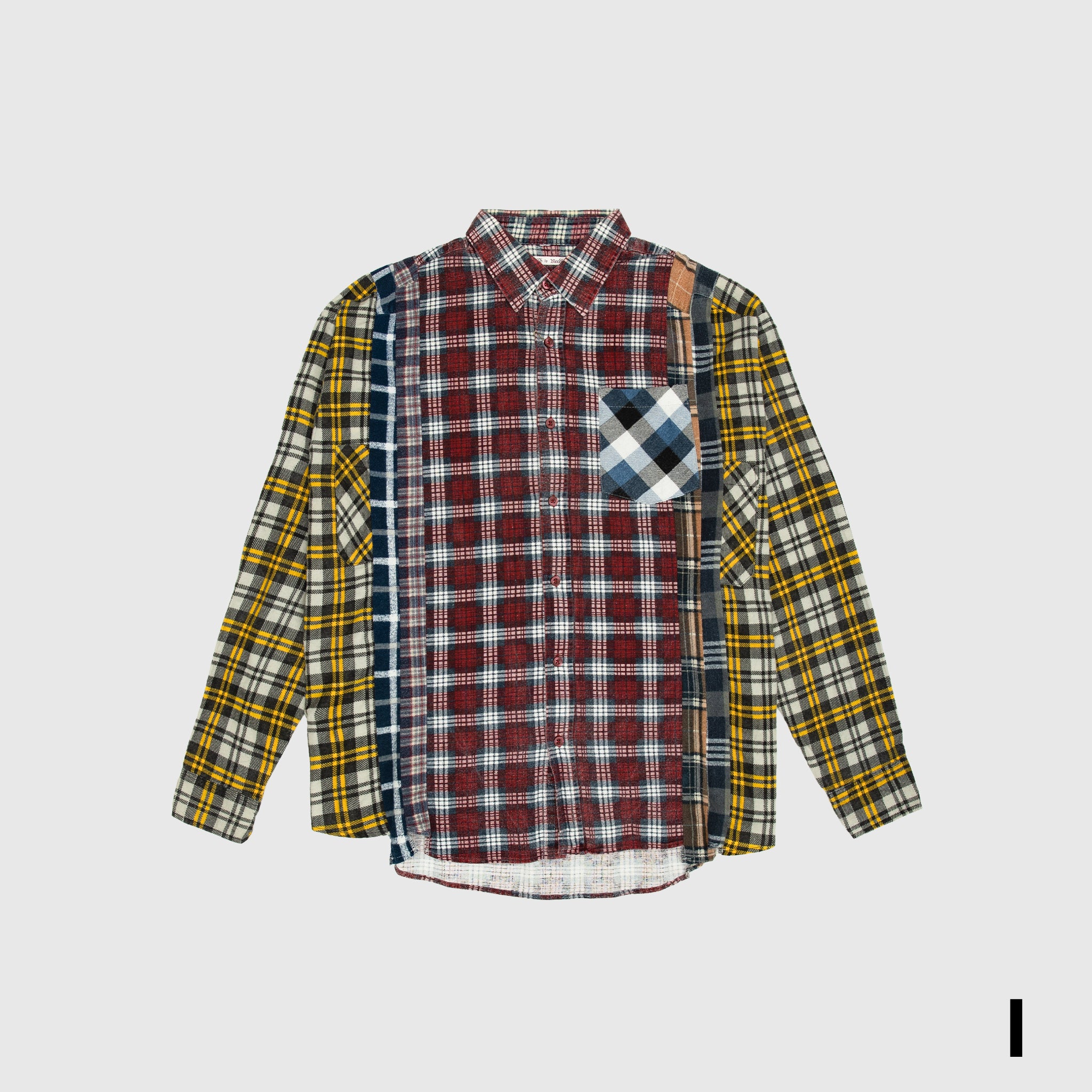 REBUILD BY NEEDLES 7 CUTS WIDE FLANNEL SHIRT – PACKER SHOES