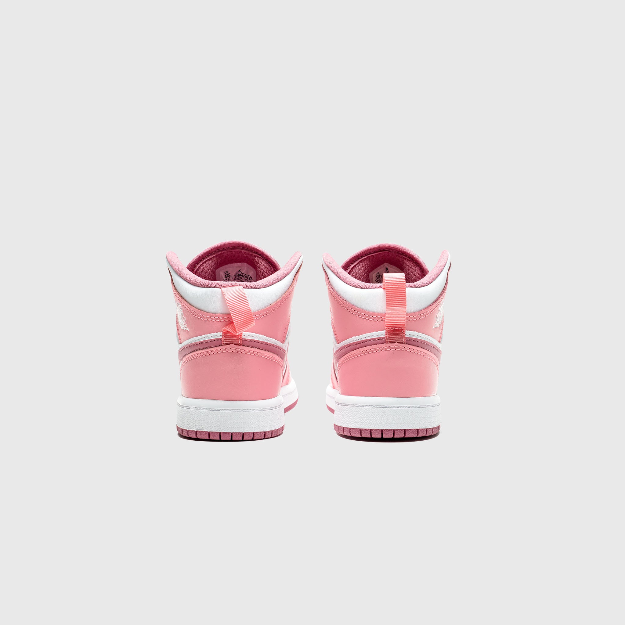 AIR JORDAN 1 MID (PS) "CORAL CHALK"