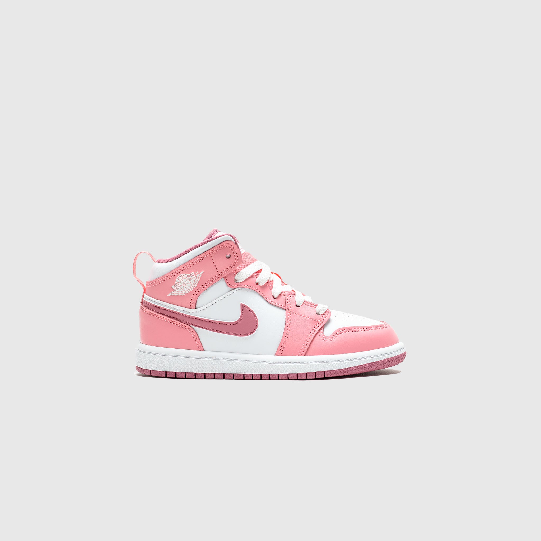 AIR JORDAN 1 MID (PS) "CORAL CHALK"