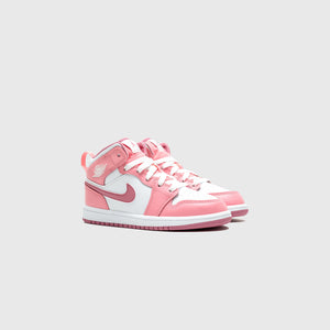 AIR JORDAN 1 MID (PS) "CORAL CHALK"