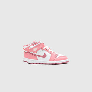 AIR JORDAN 1 MID (PS) "CORAL CHALK"