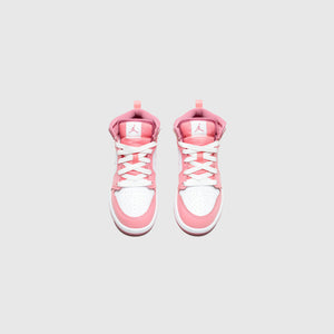 AIR JORDAN 1 MID (PS) "CORAL CHALK"