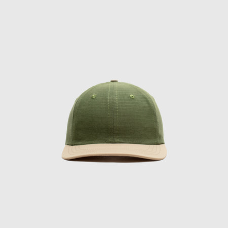 2-TONE COTTON RIPSTOP/NYLON 6-PANEL CAP