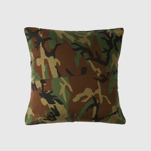 UPCYCLED XL CAMO CUSHION - MILITARY SURPLUS