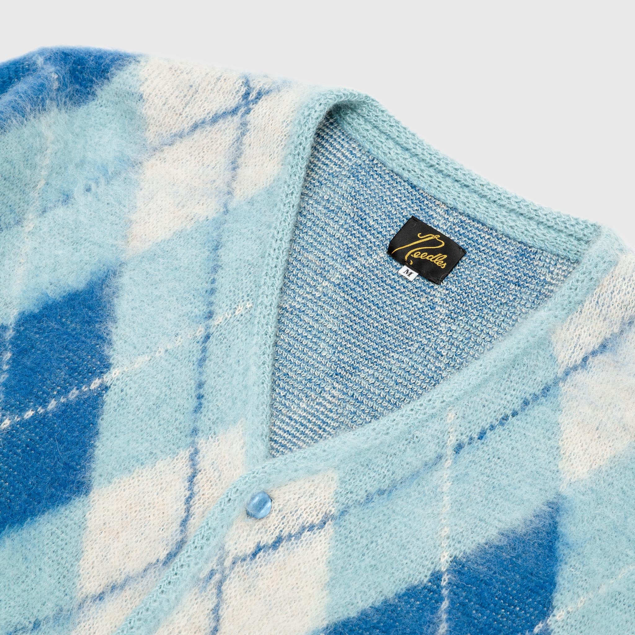 ARGYLE MOHAIR CARDIGAN – PACKER SHOES