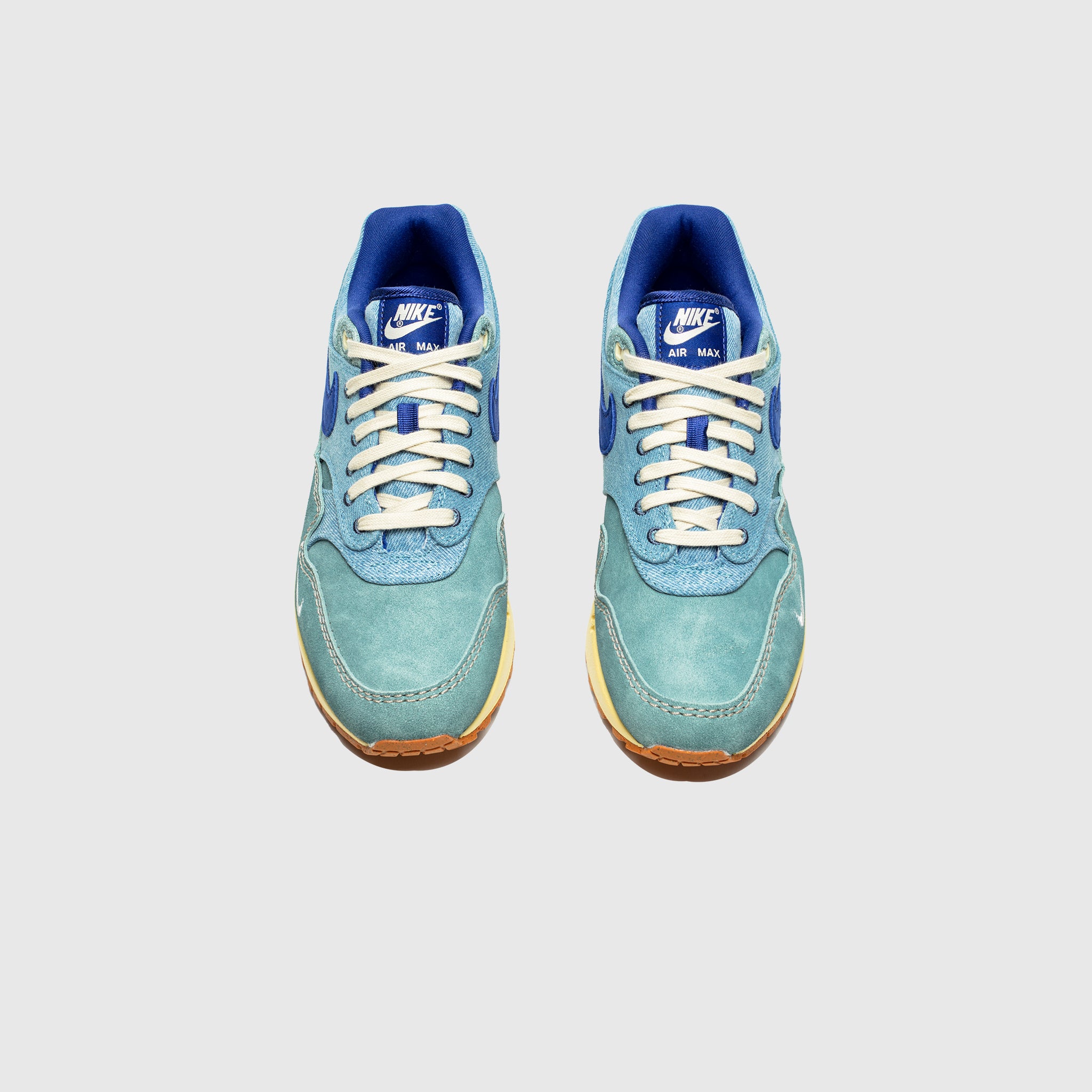 Nike Air Max 1 PRM Sneakers in Blue in Slate/Blue/Lemon Wash, Size UK 5.5 | End Clothing