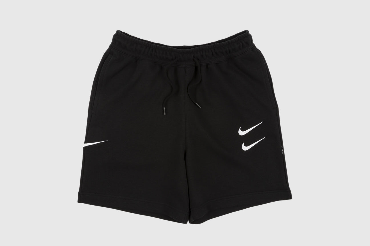 double nike logo shorts