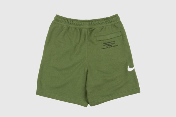 double nike logo shorts