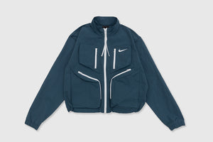 NIKE WMNS TECH PACK FULL ZIP NYLON JACKET "ASH GREEN"