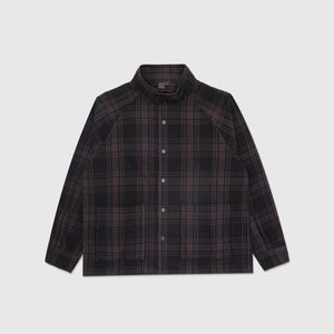 FUNNEL PLAID FLANNEL - RED