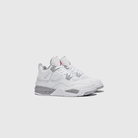 AIR JORDAN 4 RETRO (PS) "WHITE OREO"