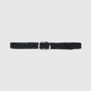 BRAIDED LEATHER BELT