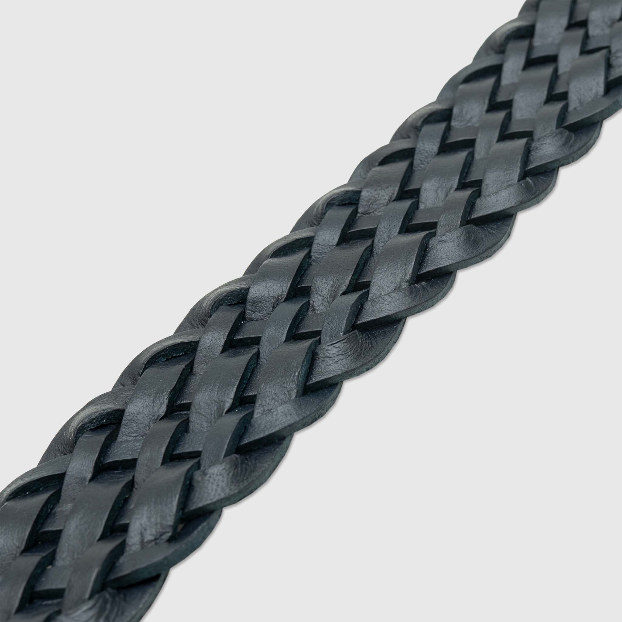 BRAIDED LEATHER BELT