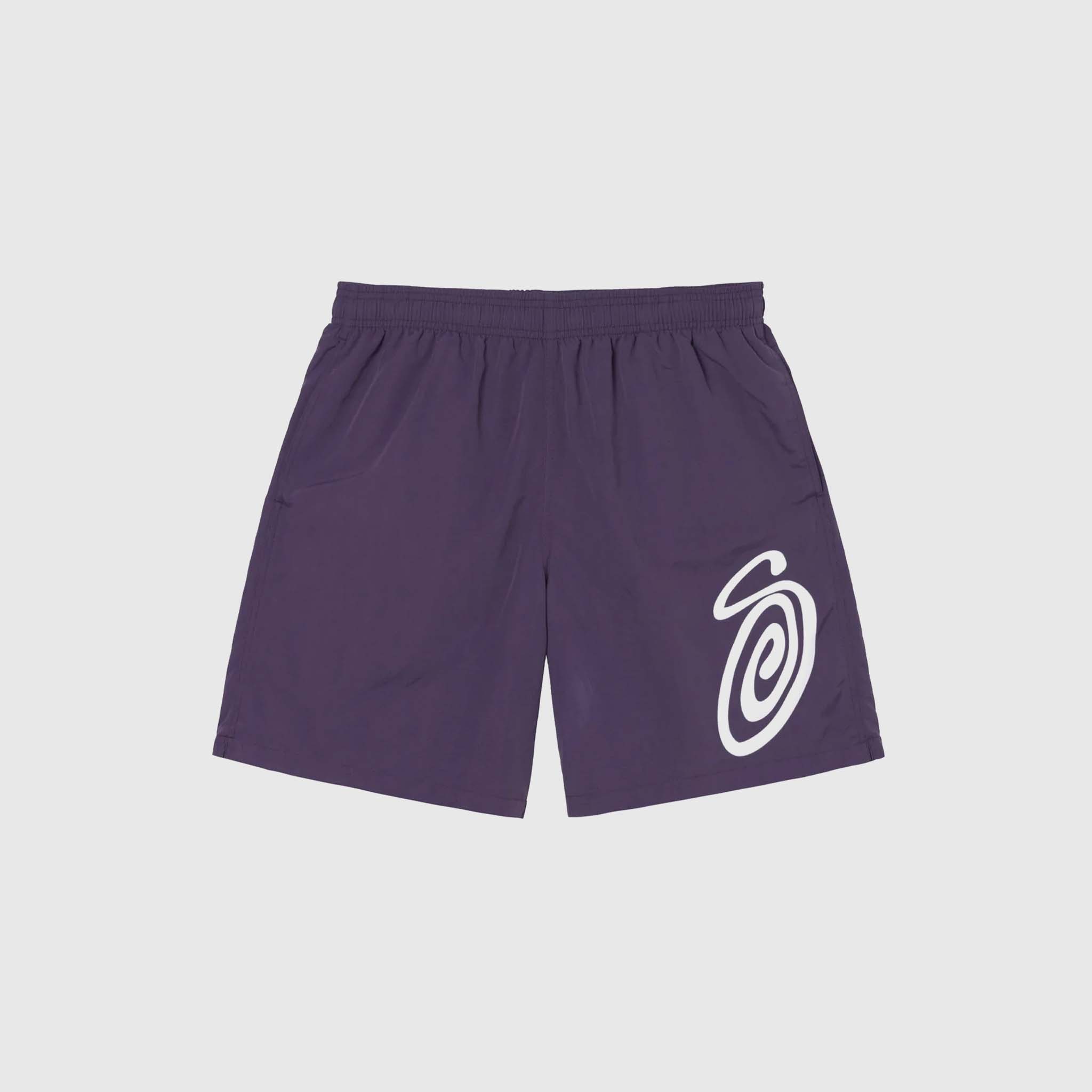 Supreme Nylon Water Short Dyed Purple L - ショートパンツ