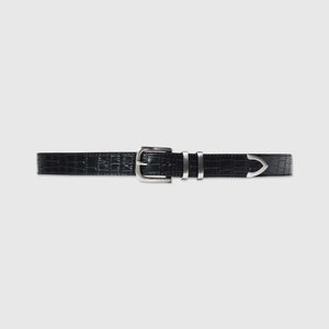 GATOR LEATHER DRESS BELT